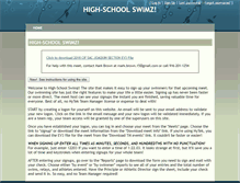 Tablet Screenshot of hsswimz.com